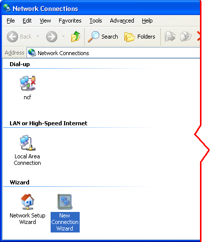 Dial-up Connection for Windows XP